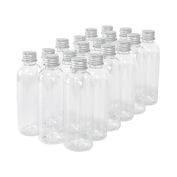 100 мл за Многократна употреба ПАТ флакони Прозрачни Пластмасови бутилки Празни Козметични контейнери Индивидуални прозрачни кутии за съхранение на 20pcs или 100шт бр.