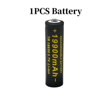 100% Нови 18650 литиеви батерии, Фенерче 18650 Акумулаторна батерия 3,7 В 19900 ма за фенерче + 201 зарядно устройство