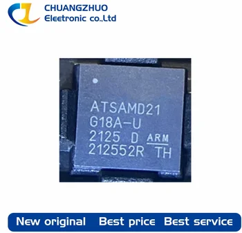 1бр Нови оригинални микроконтроллерных блокове ATSAMD21G18A-MU 256 KB ARM-MSeries 32 KB 48 Mhz FLASH 38 QFN-48-ЕП (7x7)