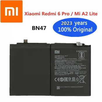 2022 Година Нов Xiao mi BN47 100% Оригинална Батерия За Xiaomi Redmi 6 Pro 6Pro/Mi A2 Lite 4000 ма висок Клас Батерия Bateria
