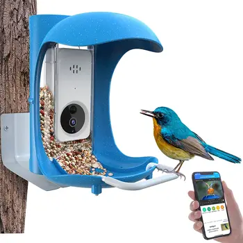 2023 нов модел на интелигентна хранилки за птици с инсталирането на приложения с WiFi