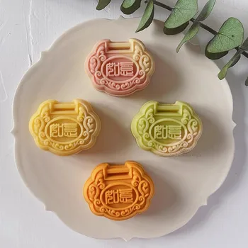63 g 75 g Традиционна форма за лунната торта в стил китай иероглифа Blessing Ruyi Заключване на Печата за 