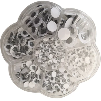 700 броя подвижни кръгли дупки-googly с самоклеющимися поделками за scrapbooking, играчки аксесоари с различни размери
