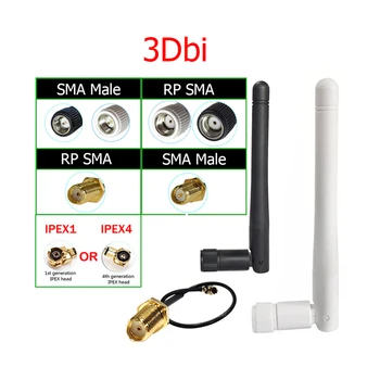 Eoth 2,4 Ghz 5,8 Ghz Антена 3dBi ipex1 4 mhf4 2,4 g 5,8 g wifi Антена на рутера Antena RP-SMA sma мъжки двойна лента кабел 21 см