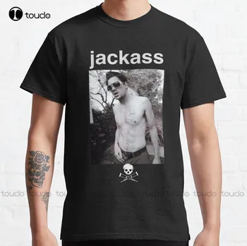 Jackass - Класическа тениска Knoxville Johnny Knoxville Jackass, риза За Дамски модни тениска подарък на поръчка Лято Xs-5Xl Ретро