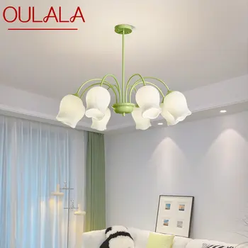 OULALA Модерно Осветление Полилеи Led осветление Таван Ретро Дизайн Въже Творчески Окачен Лампа за Дома Спални