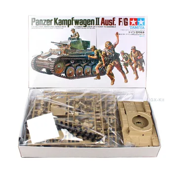 Tamiya 35009, в мащаб 1/35, немски Панцер Kampfwagen II Ausf времето на Втората световна война. Комплект играчки пластмасови монтажни сградите F / G Light Tank Display Toy