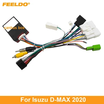 Авто 16-пинов колан, аудио системи FEELDO с предавателна Canbus за ISUZU D-MAX 2020, адаптер за свързване на стерео вторичен пазар 2020 г.