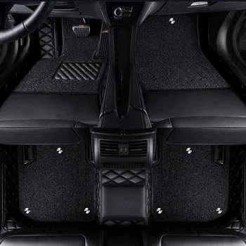 Автомобилни постелки по поръчка за Infiniti Q50 2014-2015 Детайли на интериора автоаксесоари Двуслойни подвижни