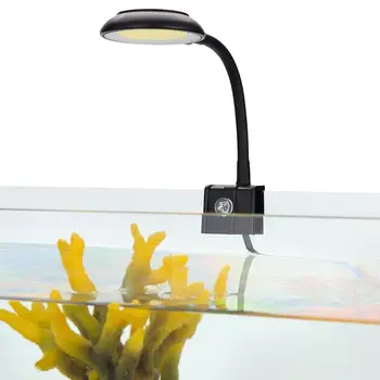 Аквариумный Мини лампа Led Fish Tank Клип Lamp Usb Lighting Cob High Brightness Round Water Grass Светлини