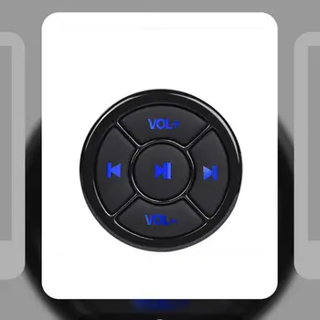 Безжична bluetooth-съвместима Мултимедия Бутон за Дистанционно Управление на Автомобилен Мотор Волана на Възпроизвеждане на Музика във формат MP3 За вашия Телефон Android и IOS