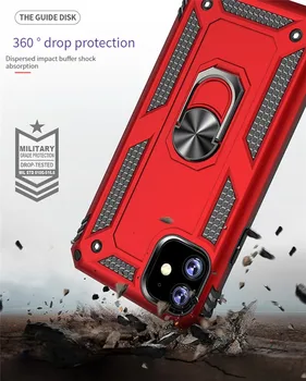 Брониран magnetic устойчив на удари защитен калъф за iphone 11 12 13 14 15 POR MAX 14PLUS X XR XS 7 8 PLUS SE 2022 Брониран калъф за вашия телефон