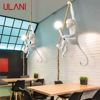 Висящи лампи ULANI в съвременната творческа нова форма на маймуна, декоративни растения за домашно хранене