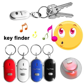 Горещ led свирка за търсене на ключове, мигащи звукова аларма, контрол на звука, Защита от загуба на ключове, Портфейл, телефон, търсачка, локатор, тракер с брелоком за ключове