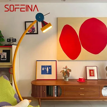 Детски под лампа SOFEINA с Анимационни Модел, Цвят и Геометрия, Креативност в Семейната Спалня, Led Декоративна Атмосфера