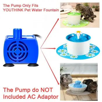 Домашна котка Безшумен електрически Потопяеми чешма за питейна вода Подмяна на водна помпа за напояване