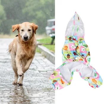 Дъждобран С Качулка За Домашни Любимци, Отразяваща, На 4 Крака, Напълно Погълнат, Удобни Дишащи Дъждобран За Прекрасни Кучета За Пет Доставки