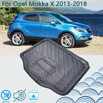 За Opel Vauxhall Mokka X 2013 2014 2015 2016 2017 2018 Авто заден багажник за Товари с подложка С индивидуален дизайн Подложка за багажника Етаж тава Защитник на килима