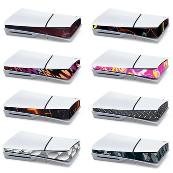 за игралната конзола на Sony PS5 Тънък стикер на кожна покривка в центъра на хост Цветни стикери Аксесоари