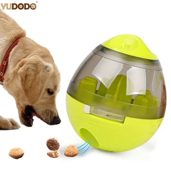 Играчка с протекающим на топката за кучета, топка за дресура на домашни любимци, Интерактивна играчка, улучшающая IQ, Захранващи лакомство, Играчка за куче, котка да си играе и яде