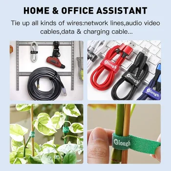 Кабелен органайзер, устройство за навиване, USB-кабел, Найлон вратовръзки свободно намаляване на мишката, кабел за слушалки, защита кабел, зарядно устройство