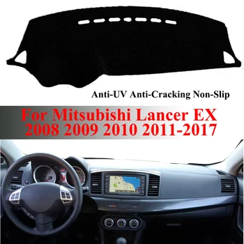 Капак табло на автомобила Подложка за таблото с лявата волана на Mitsubishi Lancer EX 200-2017 Централна конзола Подложка за арматурното табло, със защита от ултравиолетови лъчи и на подхлъзване
