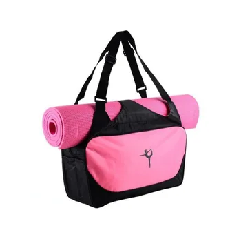 Качествена многофункционална водоустойчива чанта за йога за гимнастически подложка найлонова раница за носене на рамо килимче за йога, Пилатес Чанта, без подложка за йога