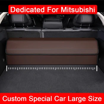 кожена Кутия-Органайзер За Багажник на Кола с Голям Капацитет За събиране И Съхранение на Mitsubishi ASX Pajero V93 V97 V73 V77 Outlander Lancer