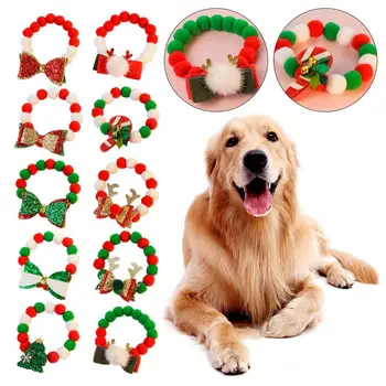 Коледна украса за домашни любимци, носи Вратовръзка за кучета, стоки за кучета, Нашийници и каишки за домашни любимци, стоки за домашни любимци, стоки за котки