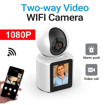 Мини-камера 1080P, WiFi, следи бебето, видео-наблюдение в помещението, PTZ IP камера за нощно виждане, аудио - и видео за умни домове