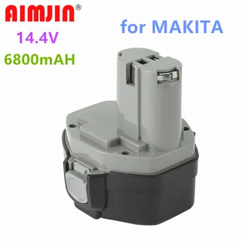 Нов 14,4 6800 mah NI-MH Батерия за електрически инструменти MAKITA 14,4 v акумулаторна Батерия за Makita PA14, 1422, 1420, 192600-1, 6281D 6280D