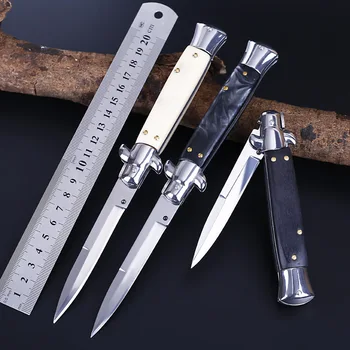 Ножове с острие 440C, Сгъваем нож за оцеляване на открито, Ръчен нож за самозащита, Военни ножове, Остри походный нож за самозащита