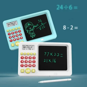 Обучение по математика, USB-дъска за въвеждане на ръкописен текст, детски английски, съкровище за рисуване, LCD дисплей, испански калкулатор, ментална аритметична машина