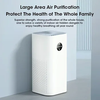Пречиствател на въздух за дома, HEPA, отрицателни йони, формалдехид, домашни любимци, прах, смог, 99,99% от Филтриране, Битова техника, Безплатна доставка