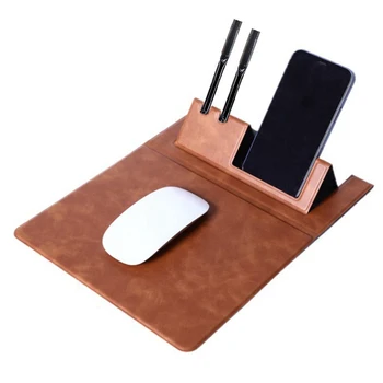Притежателят на телефон, портативен сгъваема подложка за мишка, държач за писалка, подложка за мишка с противоплъзгаща основа за безжична мишка
