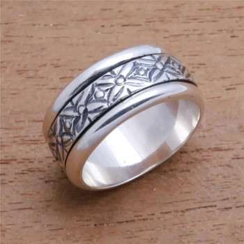 Реколта дамски пръстени с лесен една вълнообразна модел, Пръстени от неръждаема стомана за жени, Сватбена украса за Коледното парти