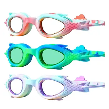 Сладки очила за плуване с русалками за момичета, фарове за очила за плуване, силиконови очила за басейн, подаръци за деца
