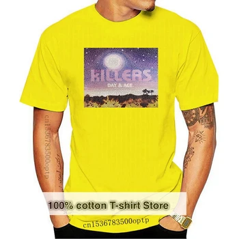 Тениска THE KILLERS day & age с винил капак за компакт диск, лятна тениска за фитнес или бодибилдинг размер XXXL от марката THE KILLERS