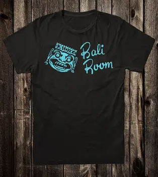 Тениска в ретро стил с шарките на Тики, памучен бар на чаша, ресторант Bali Room, Масена, Ню Йорк