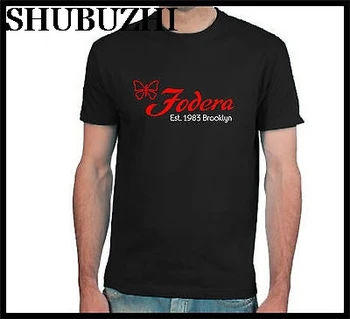 Тениска с логото на бас-китара, Fodera, мъжки фланелки, блузи елит на марката, памучни тениски