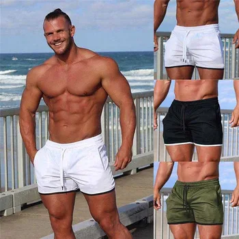 Топене Мъжки Летни Гащички Плажни шорти Ежедневни Плажни шорти Homme е Класически дрехи Плажни Шорти за Мъже 2023